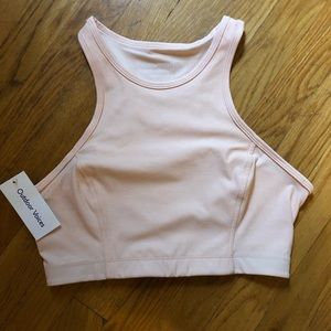 Outdoor Voices Athena crop in rose quartz